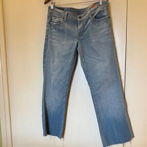 Citizens Of Humanity Low Waist Flair Ingrid Stretch Light Straight Leg Jeans 31